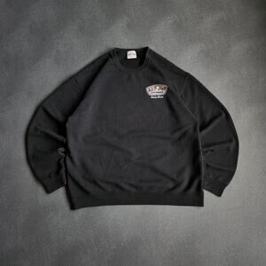 Y2K Ron Jon Surfboard Hawaii Surfer Black Sweatshirt Large